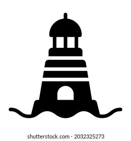 lighthouse icon,  real estate  web and mobile icon