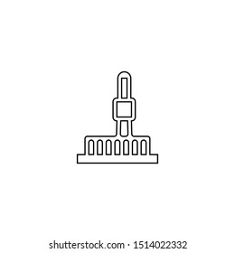 Lighthouse icon. Sea isolated symbol