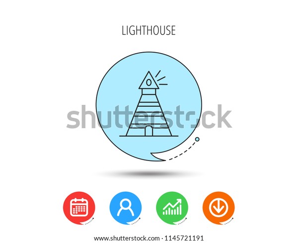 Lighthouse Symbol On A Chart