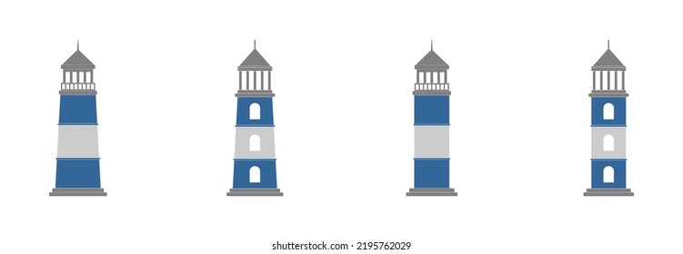 lighthouse icon set, lighthouse vector  set sign symbol