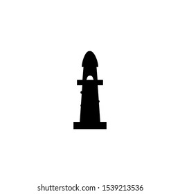 Lighthouse icon. Ship navigator symbol