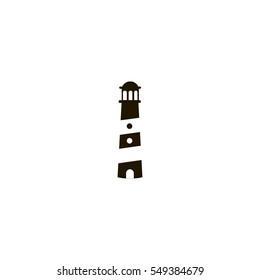 lighthouse icon. sign design