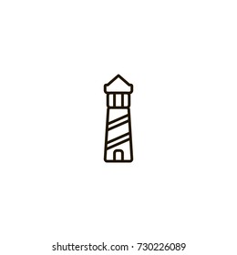 lighthouse icon. sign design