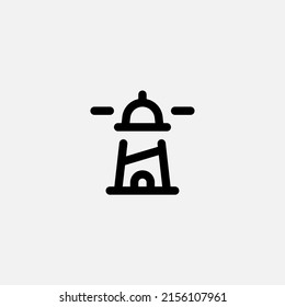Lighthouse icon sign vector,Symbol, logo illustration for web and mobile