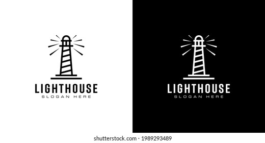Lighthouse icon. Simple illustration of lighthouse vector icon for web