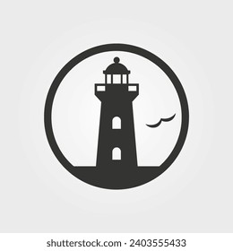 Lighthouse icon - Simple Vector Illustration