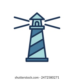 lighthouse icon symbol vector template