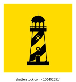 Lighthouse icon vector