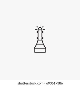 Lighthouse icon vector, can be used for web and mobile design