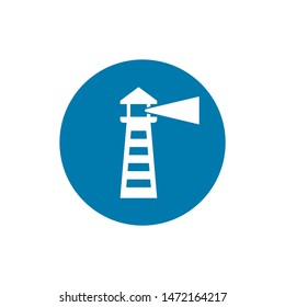 Lighthouse icon. Vector concept illustration for design.