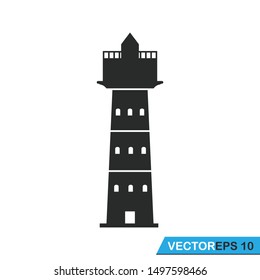 lighthouse icon vector design illustration