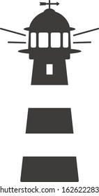 lighthouse icon vector design illustration