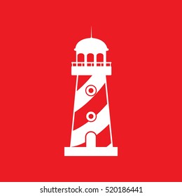 lighthouse Icon Vector Illustration