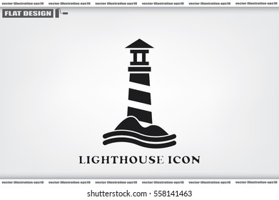 Lighthouse icon vector illustration 
