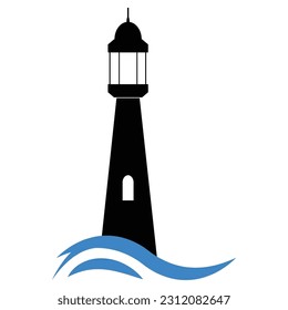 lighthouse icon vector illustration design