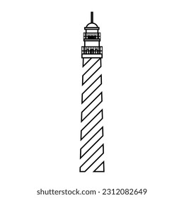 lighthouse icon vector illustration design