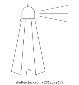 lighthouse icon vector illustration design
