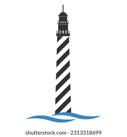 lighthouse icon vector illustration design