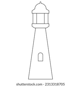 lighthouse icon vector illustration design