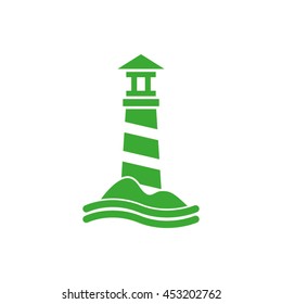 Lighthouse icon vector illustration EPS 10.