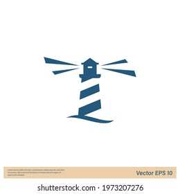 lighthouse Icon Vector illustration simple design element