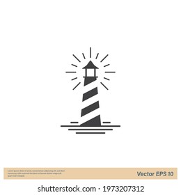 lighthouse Icon Vector illustration simple design element