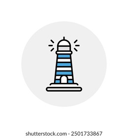 Lighthouse icon vector stock illustration