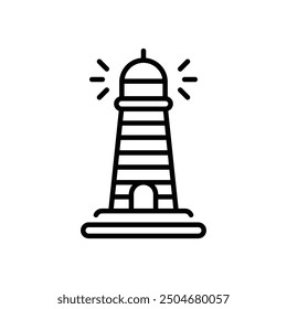 Lighthouse icon vector stock illustration