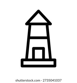 Lighthouse Icon Vector Symbol Design Illustration