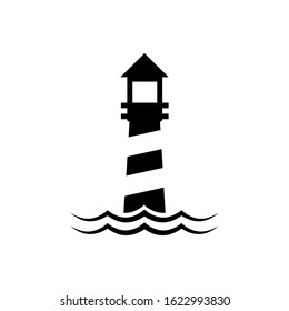 Lighthouse icon vector for web design illustration.