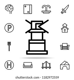 lighthouse icon. web icons universal set for web and mobile