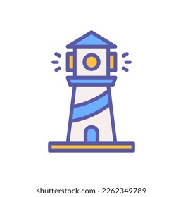 lighthouse icon for your website design, logo, app, UI.
