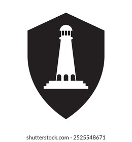 Lighthouse illustration icon element design