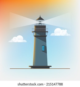 A lighthouse illustration for your design