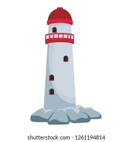 lighthouse isolated icon