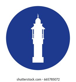 Lighthouse isolated symbol