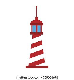 Lighthouse isolated symbol