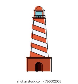 Lighthouse isolated symbol