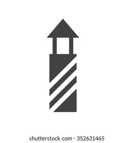 Lighthouse, light, beacon icon vector image.Can also be used for building and landmarks . Suitable for mobile apps, web apps and print media.