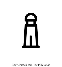 icono de la línea de faro para sitios web de negocios, aplicaciones y muchos más