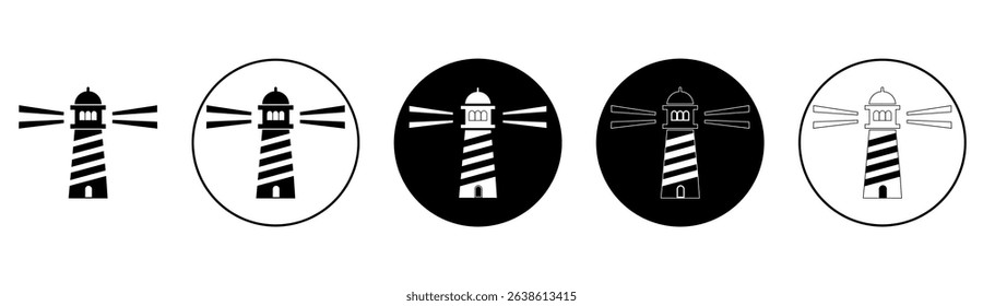 Lighthouse. Line icon. Navigation aid.