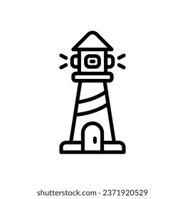 lighthouse line icon. vector icon for your website, mobile, presentation, and logo design.
