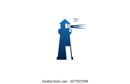 lighthouse logo, building