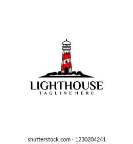 lighthouse logo for business, organization or company