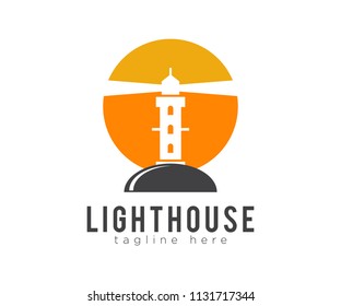 lighthouse logo for business, organization or website