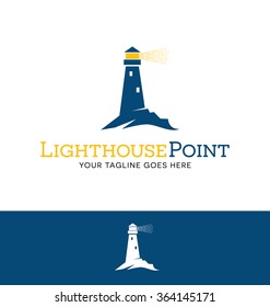 lighthouse logo for business, organization or website