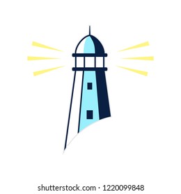lighthouse logo for business, website logo