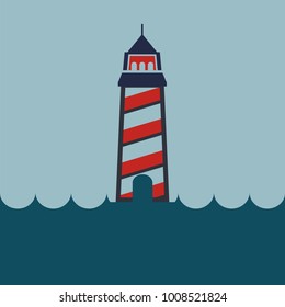lighthouse logo design