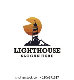 lighthouse logo design