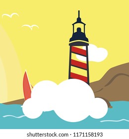 lighthouse logo design